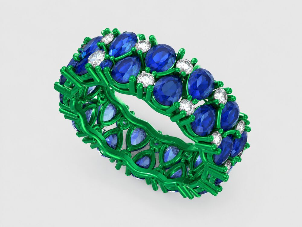 CAD 3D-design af Charlottes nye ring
