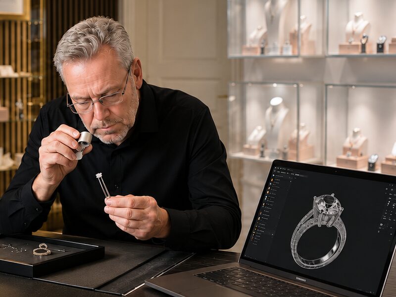 Juveler Erik Manich, GIA-certificeret diamantekspert