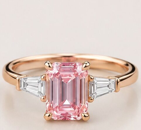 Three-stone ring