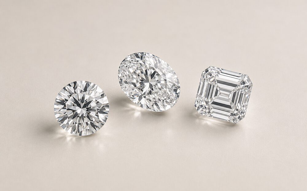 Naturlige certificerede diamanter